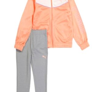 Puma Big Girl 2 Piece Tricot Jacket Legging Set